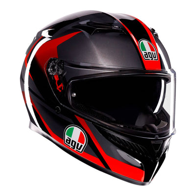 AGV K3 STRIGA MATT BLACK GREY RED M AGV