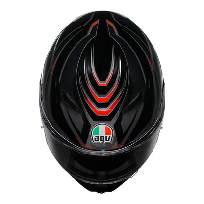 AGV K3 SYTH BLACK RED M