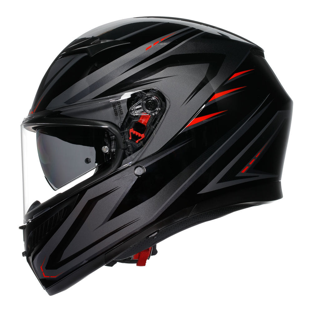 AGV K3 SYTH BLACK RED M