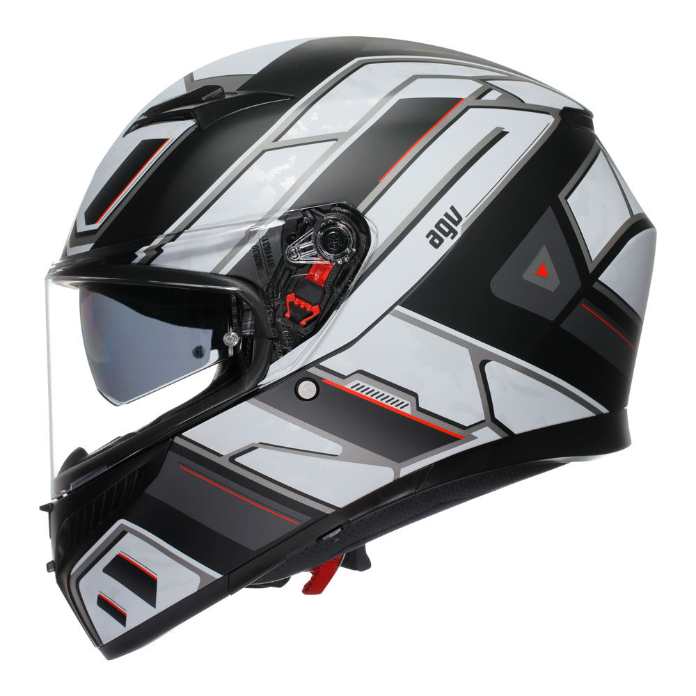 AGV K3 RIVIA MATT BLACK WHITE M