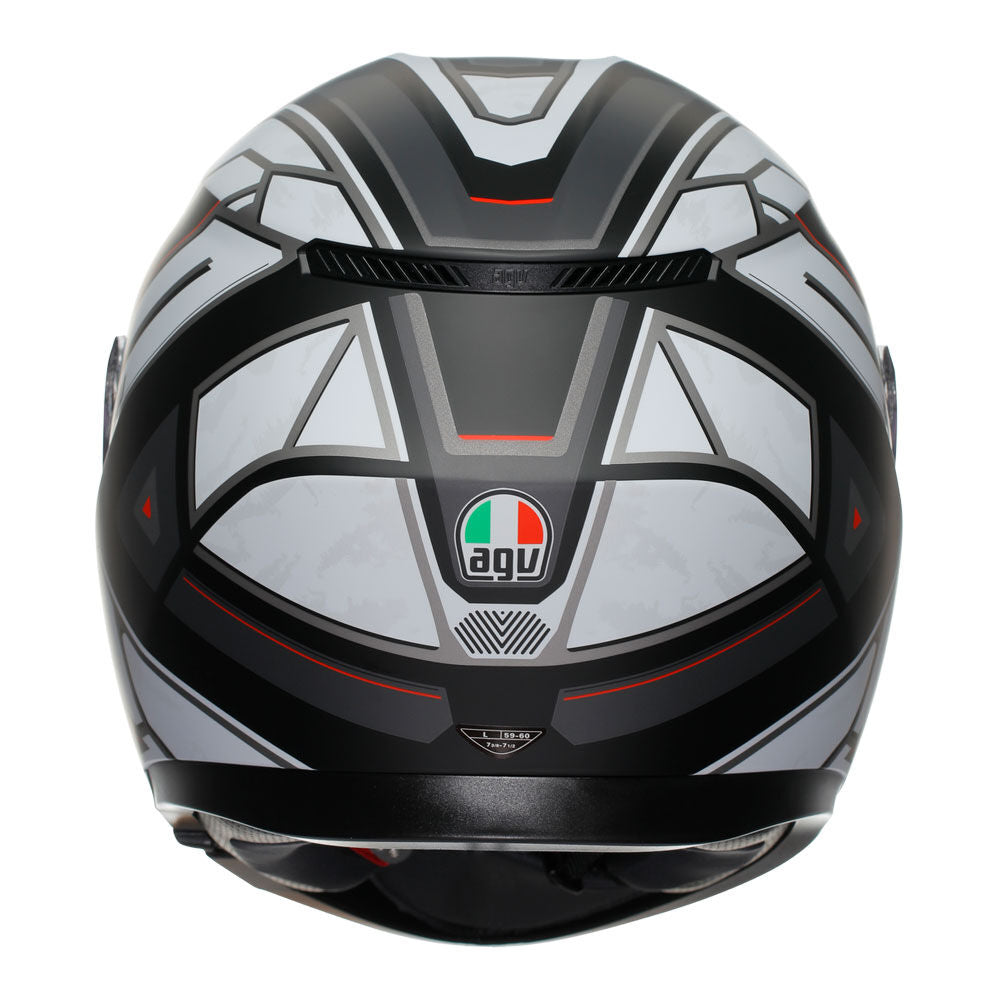 AGV K3 RIVIA MATT BLACK WHITE M