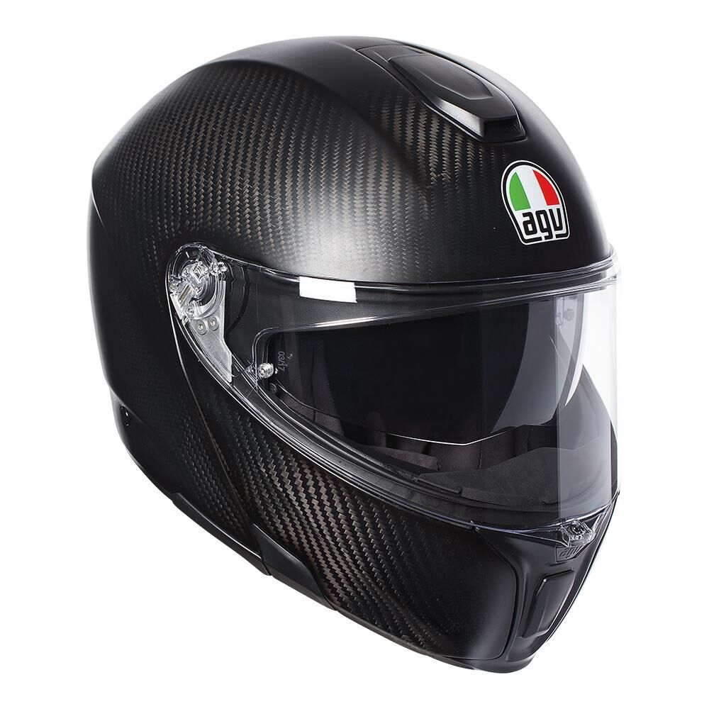 AGV - AGV SPORTMODULAR - MATT CARBON - Shark Leathers