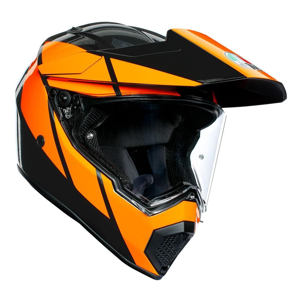 AGV AX9 - TRAIL GUMETAL/ORANGE