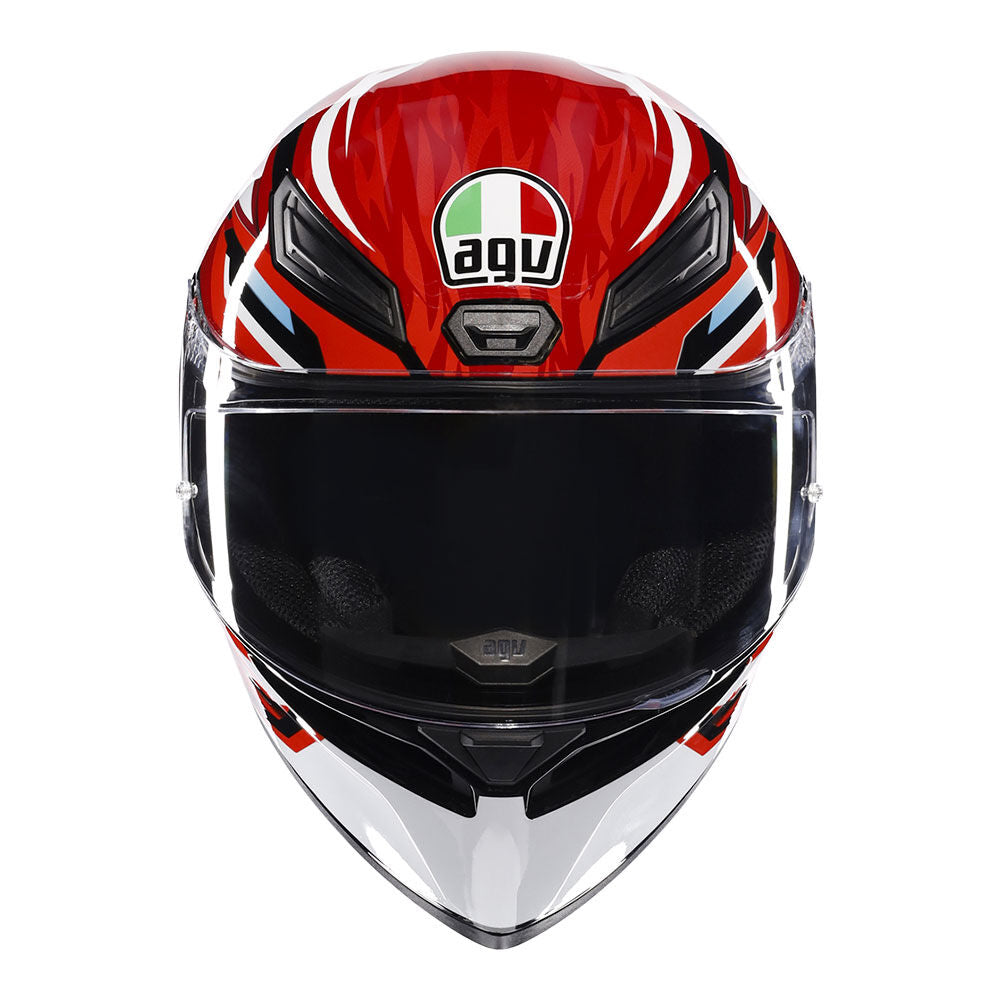 AGV K1S LION BLACK RED WHITE