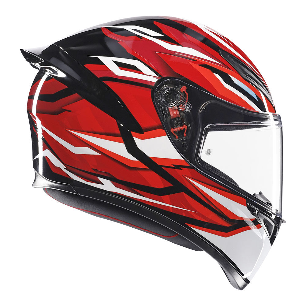 AGV K1S LION BLACK RED WHITE