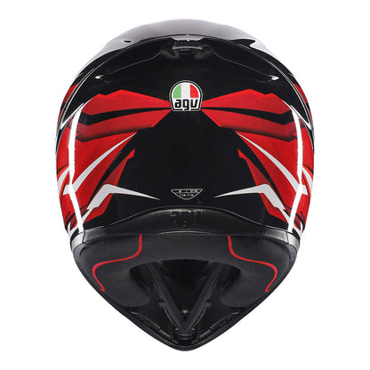 AGV K1S LION BLACK RED WHITE