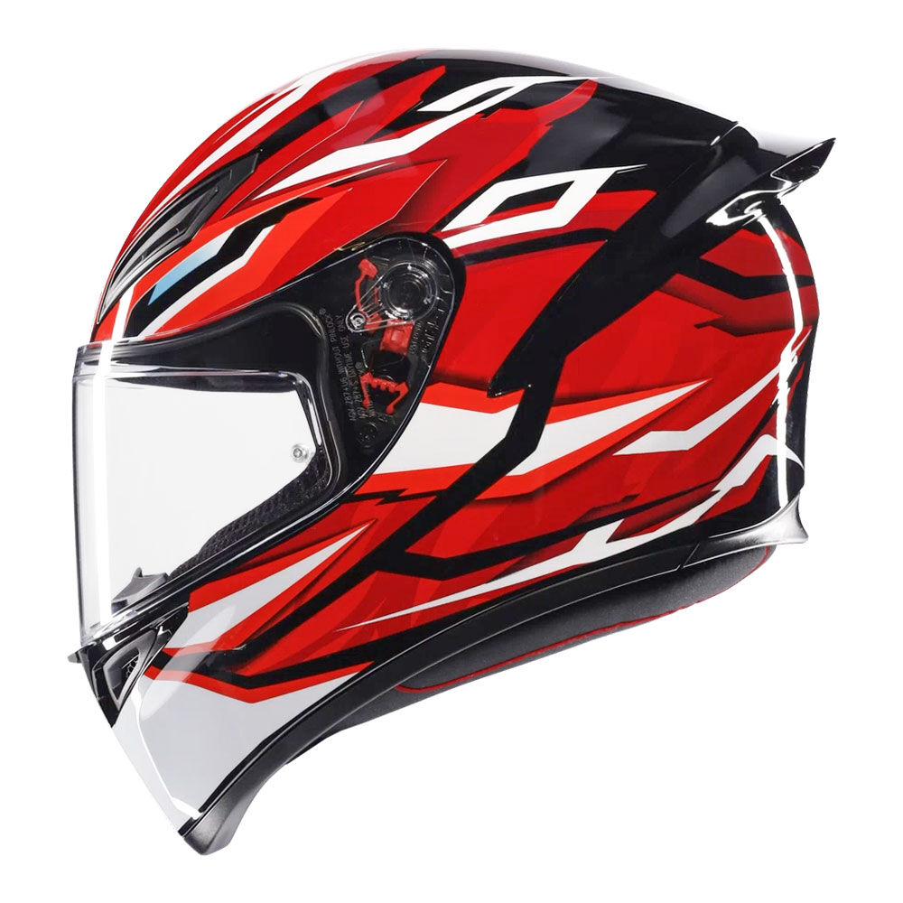 AGV K1S LION BLACK RED WHITE