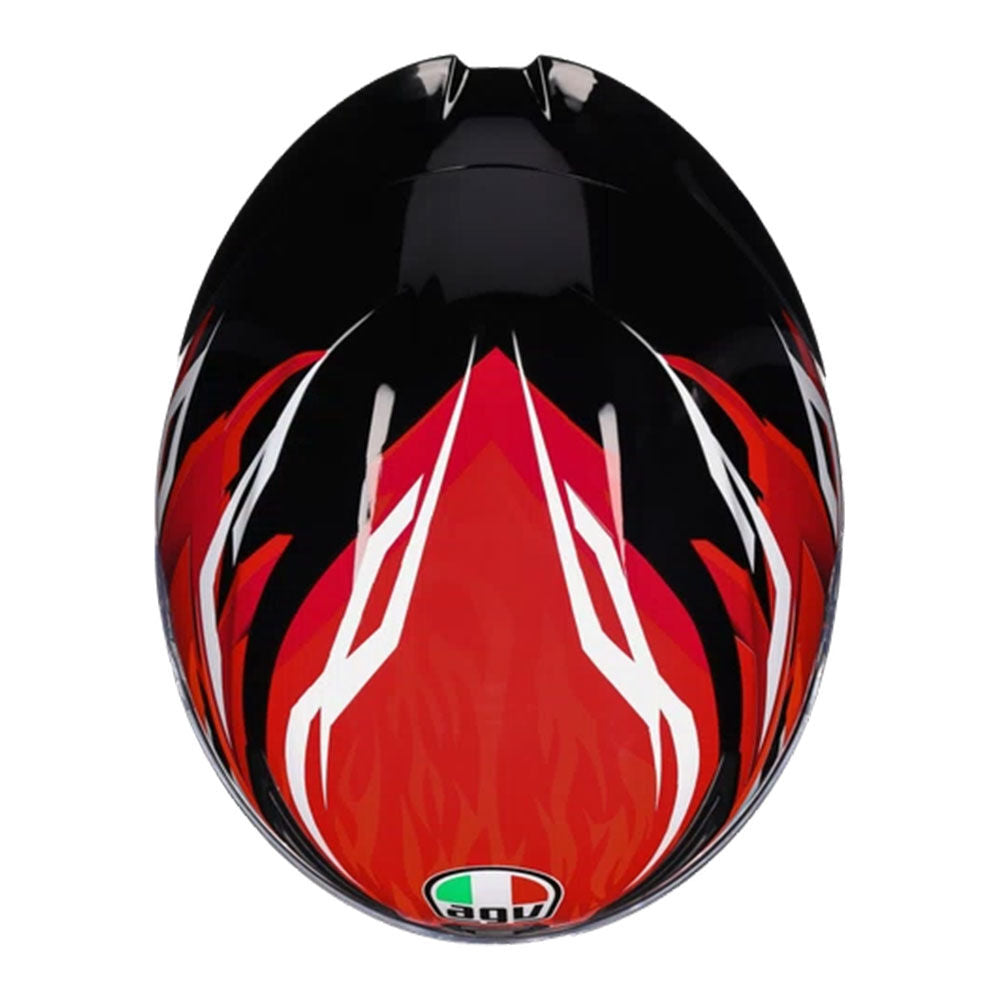 AGV K1S LION BLACK RED WHITE