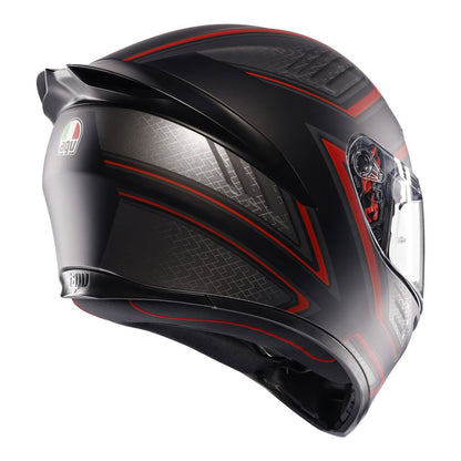 AGV - AGV K1S SLING MATT BLACK RED S - Shark Leathers