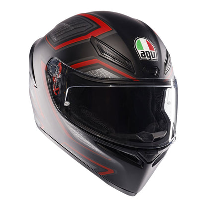 AGV - AGV K1S SLING MATT BLACK RED S - Shark Leathers