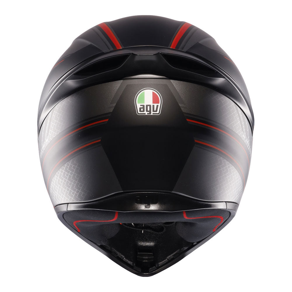 AGV - AGV K1S SLING MATT BLACK RED S - Shark Leathers