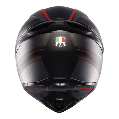 AGV - AGV K1S SLING MATT BLACK RED L - Shark Leathers
