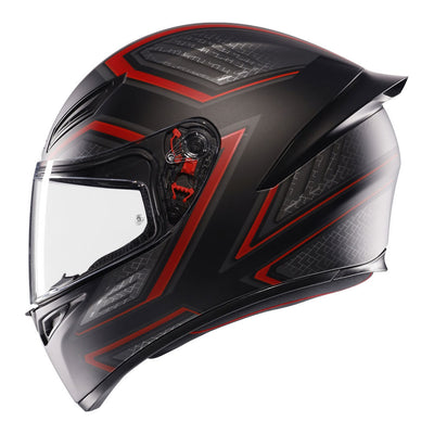 AGV - AGV K1S SLING MATT BLACK RED XL - Shark Leathers