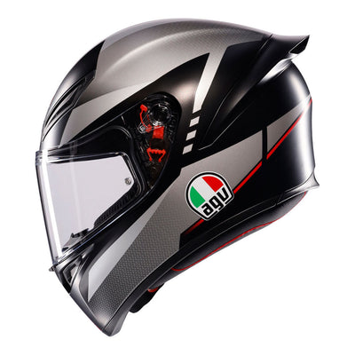 AGV - AGV K1S LAP MATT BLACK GREY RED XL - Shark Leathers