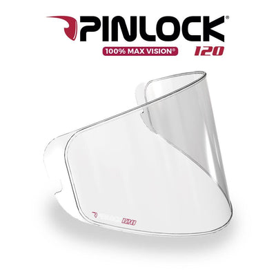AGV 100% MAX VISION PINLOCK® LENS 120 CLEAR RACE 3 VISOR
