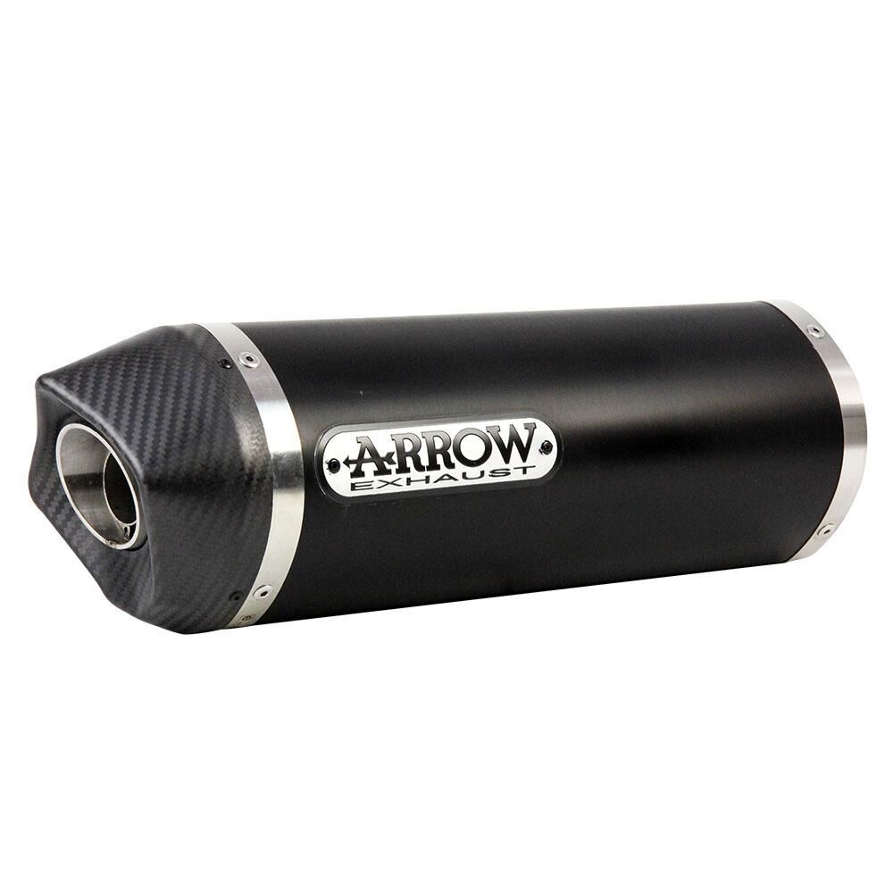 ARROW 71744AKN Silencer - RACE-TECH Aluminium Dark with Carbon End Cap APRILIA RSV 4R & TUONO V4