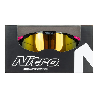 Nitro - NITRO NV-100 MX GOGGLES - PINK / BLACK - Shark Leathers