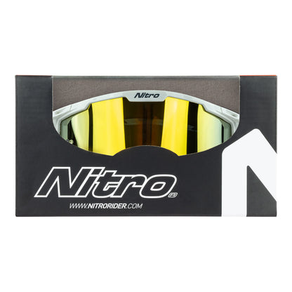 Nitro - NITRO NV-100 MX GOGGLES - WHITE - Shark Leathers
