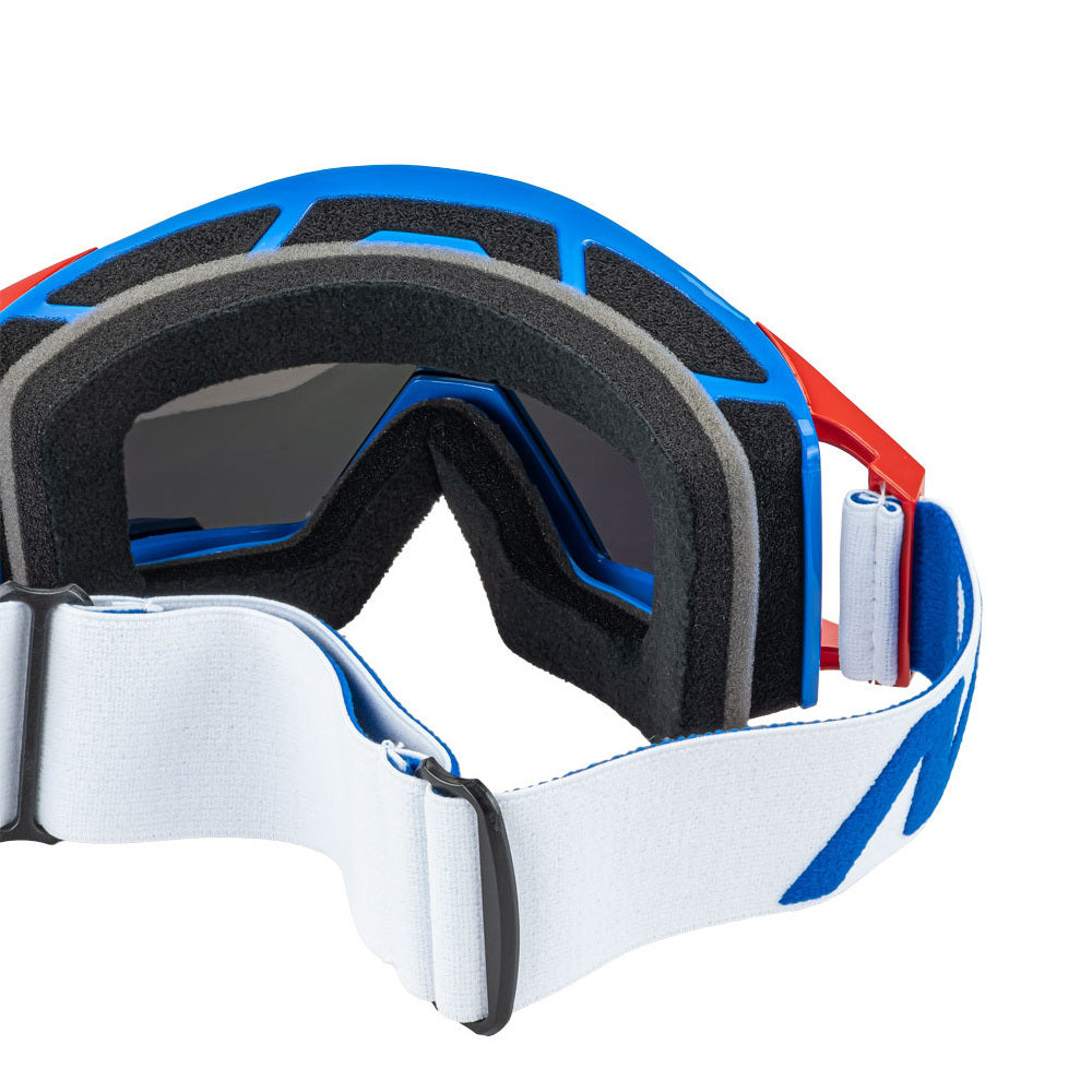 Nitro - NITRO NV-100 MX GOGGLES - BLUE / RED / WHITE - Shark Leathers