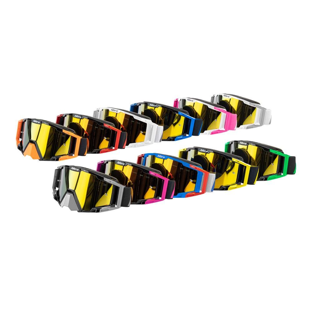 NITRO NV-100 MX GOGGLES - PINK / WHITE