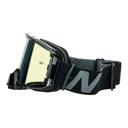 NITRO NV-150 MX GOGGLE BLACK FRAME GOLD LENS Nitro
