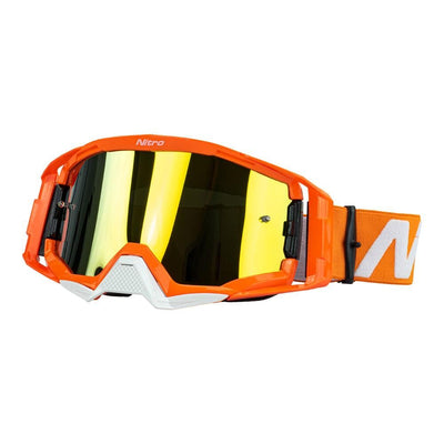 NITRO NV-150 MX GOGGLE GREY/PINK FRAME BLUE LENS