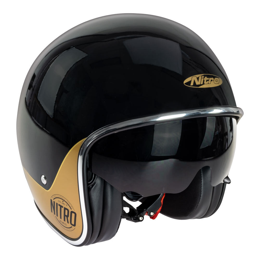 Nitro - NITRO X582 TRIBUTE [BLK/GOLD] - Shark Leathers