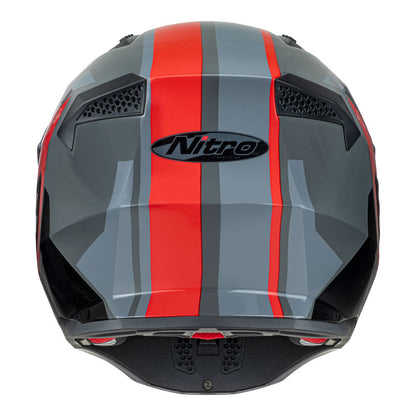 Nitro - NITRO NZ302 FIGHTER GREY / ORANGE S - Shark Leathers