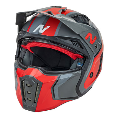 Nitro - NITRO NZ302 FIGHTER GREY / ORANGE XL - Shark Leathers