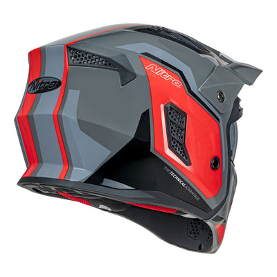 Nitro - NITRO NZ302 FIGHTER GREY / ORANGE XL - Shark Leathers