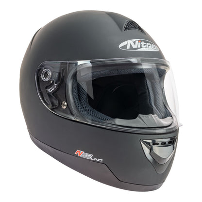 Nitro - NITRO N802 UNO SATIN BLK - Shark Leathers