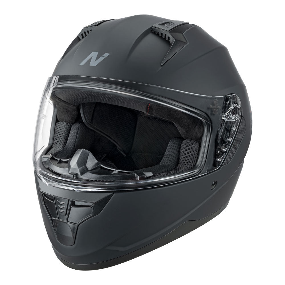 Nitro - NITRO N670 FULL FACE SATIN BLK XS - Shark Leathers