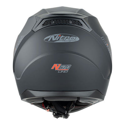 Nitro - NITRO N670 FULL FACE SATIN BLK S - Shark Leathers