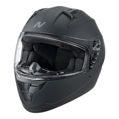 Nitro - NITRO N670 FULL FACE SATIN BLK S - Shark Leathers