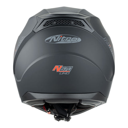 NITRO N670 FULL FACE SATIN BLK XL