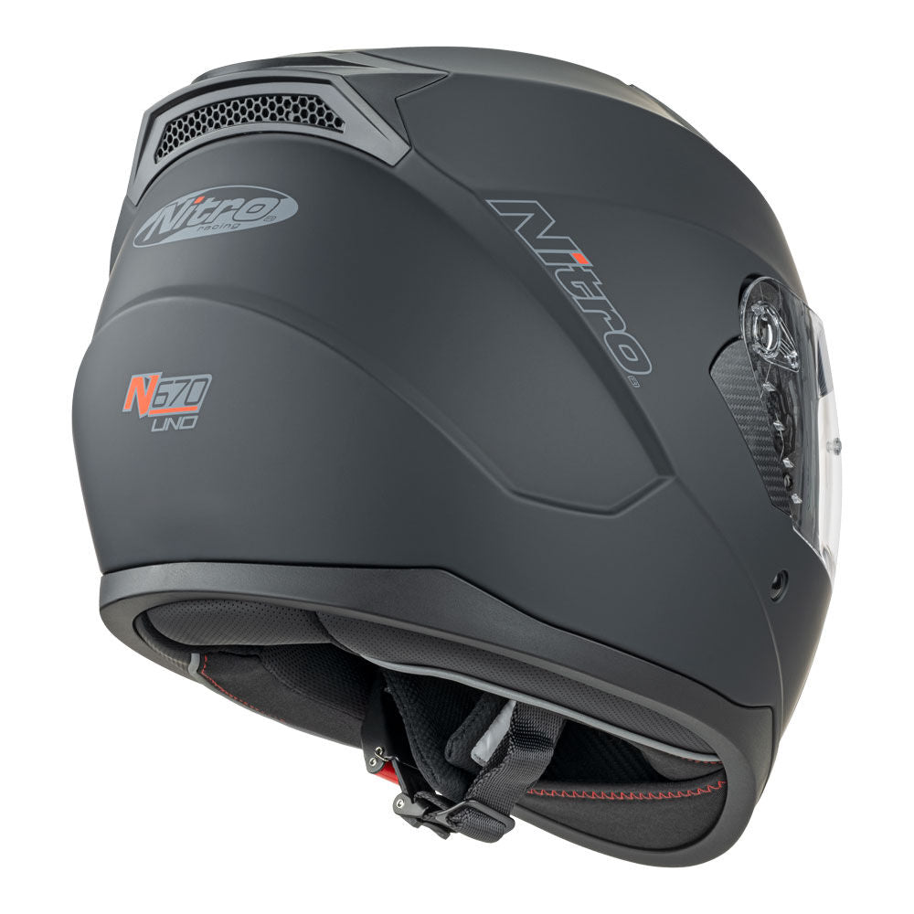 NITRO N670 FULL FACE SATIN BLK XL