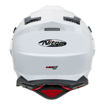 Nitro - NITRO MX780 ADVENTURE GLOSS WHITE - Shark Leathers