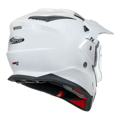 Nitro - NITRO MX780 ADVENTURE GLOSS WHITE - Shark Leathers