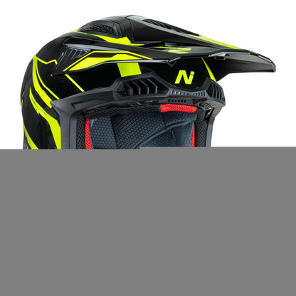 Nitro - NITRO MX710 SHARD II FLURO YELLOW/BLACK  XL - Shark Leathers
