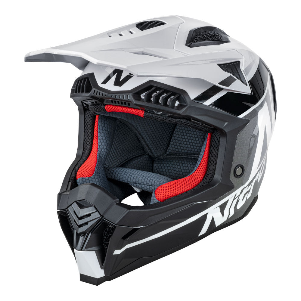 Nitro - NITRO MX710 ONYX WHITE/GREY  M - Shark Leathers