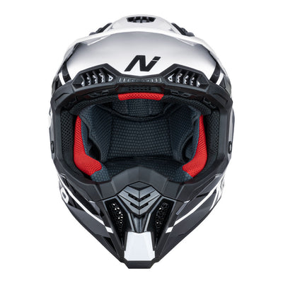 Nitro - NITRO MX710 ONYX WHITE/GREY  L - Shark Leathers