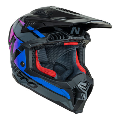 Nitro - NITRO MX710 ONYX PURPLE/PINK  S - Shark Leathers