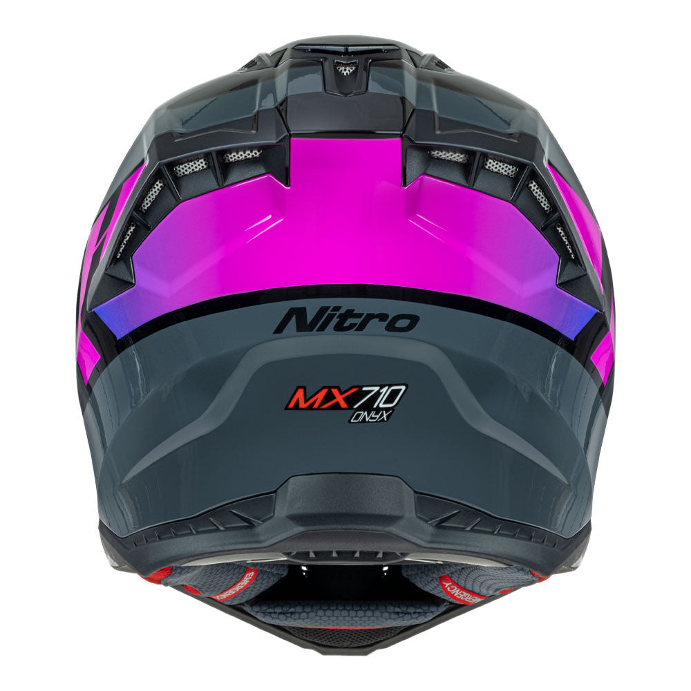 Nitro - NITRO MX710 ONYX PURPLE/PINK  S - Shark Leathers