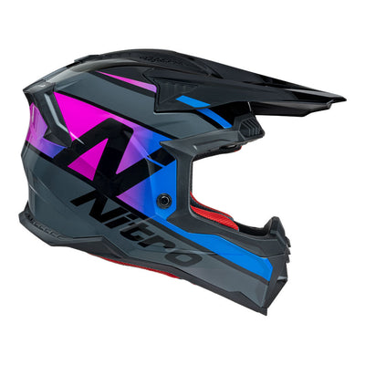 Nitro - NITRO MX710 ONYX PURPLE/PINK  XXL - Shark Leathers