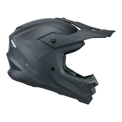 Nitro - NITRO MX710 YOUTH SATIN BLK  YM - Shark Leathers