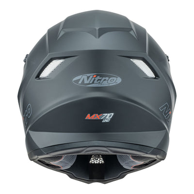 Nitro - NITRO MX710 YOUTH SATIN BLK  YM - Shark Leathers