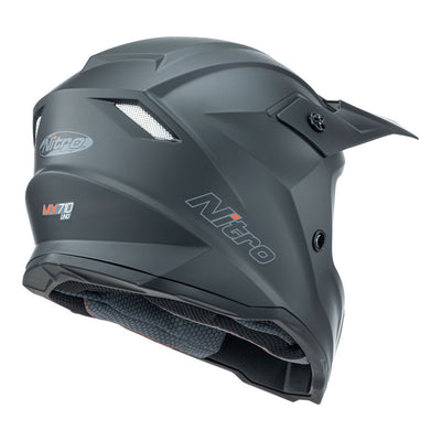 Nitro - NITRO MX710 YOUTH SATIN BLK  YM - Shark Leathers