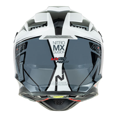 Nitro - NITRO MX760 PODIUM WHITE/GREY/FLURO M - Shark Leathers