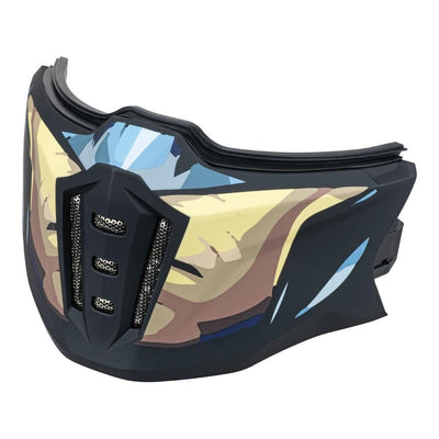 NITRO NZ302 ATTITUDE CHIN MASK SKULL TEETH