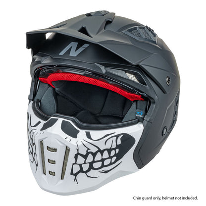 NITRO NZ302 ATTITUDE CHIN MASK SKULL TEETH
